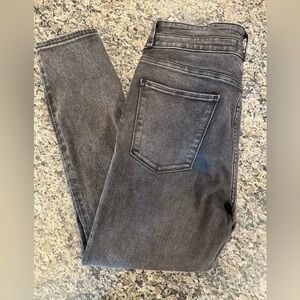 Abercrombie & Fitch Black Super Skinny ULTRA High Rise Ankle Jeans